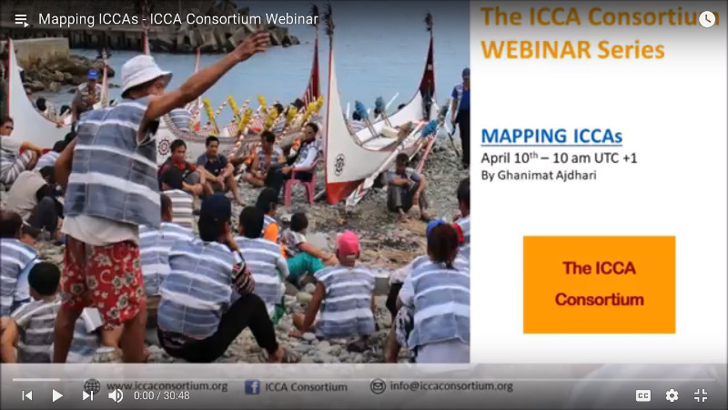 Mapping ICCAs – ICCA Consortium Webinar